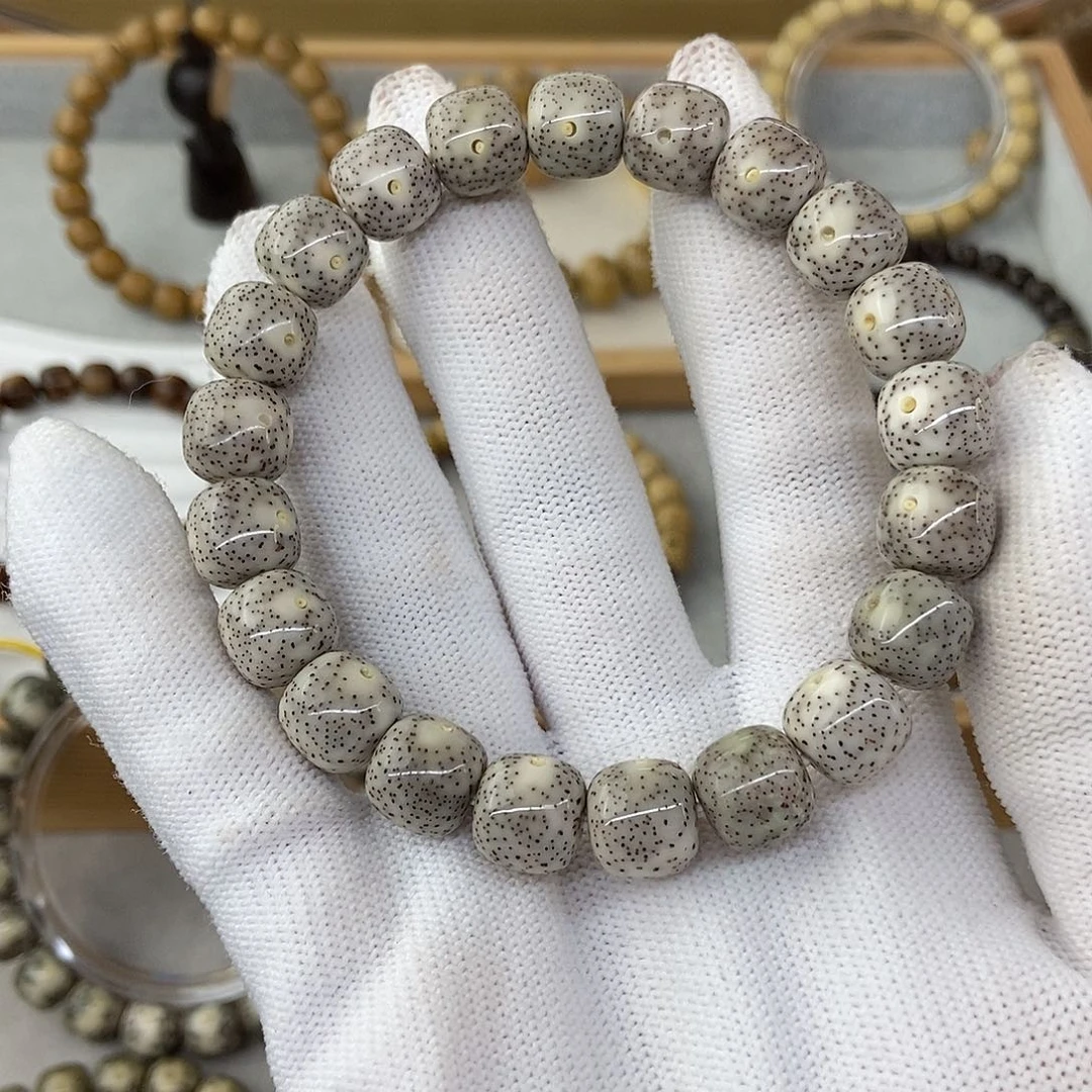 星月菩提手串Y****丶11奶灰牛毛星