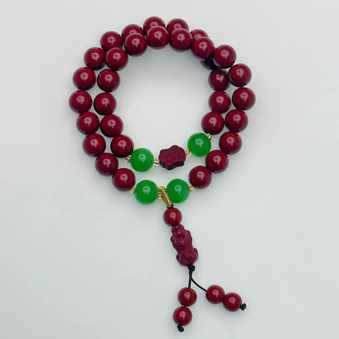 福运满堂双圈精品手串【10mm】无礼盒—-2374