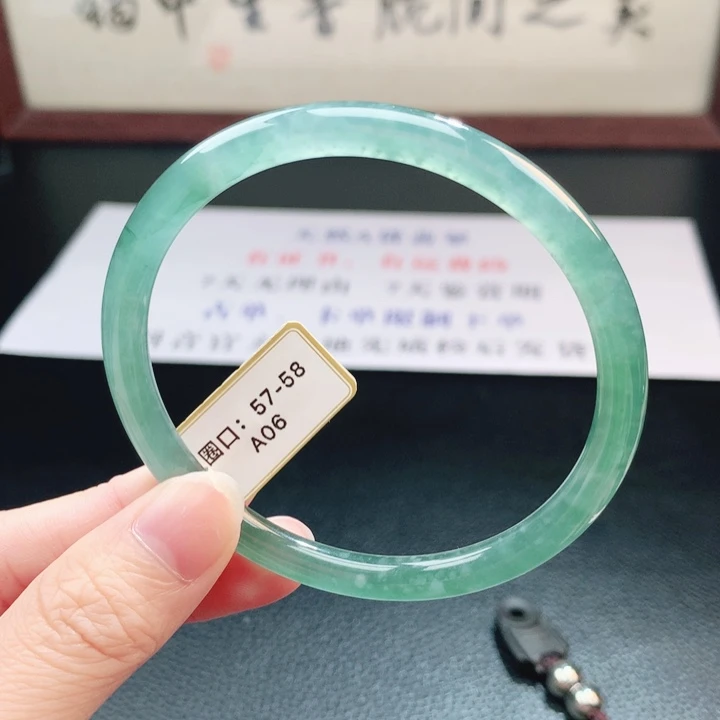 翡翠未镶嵌手镯翡翠手镯163