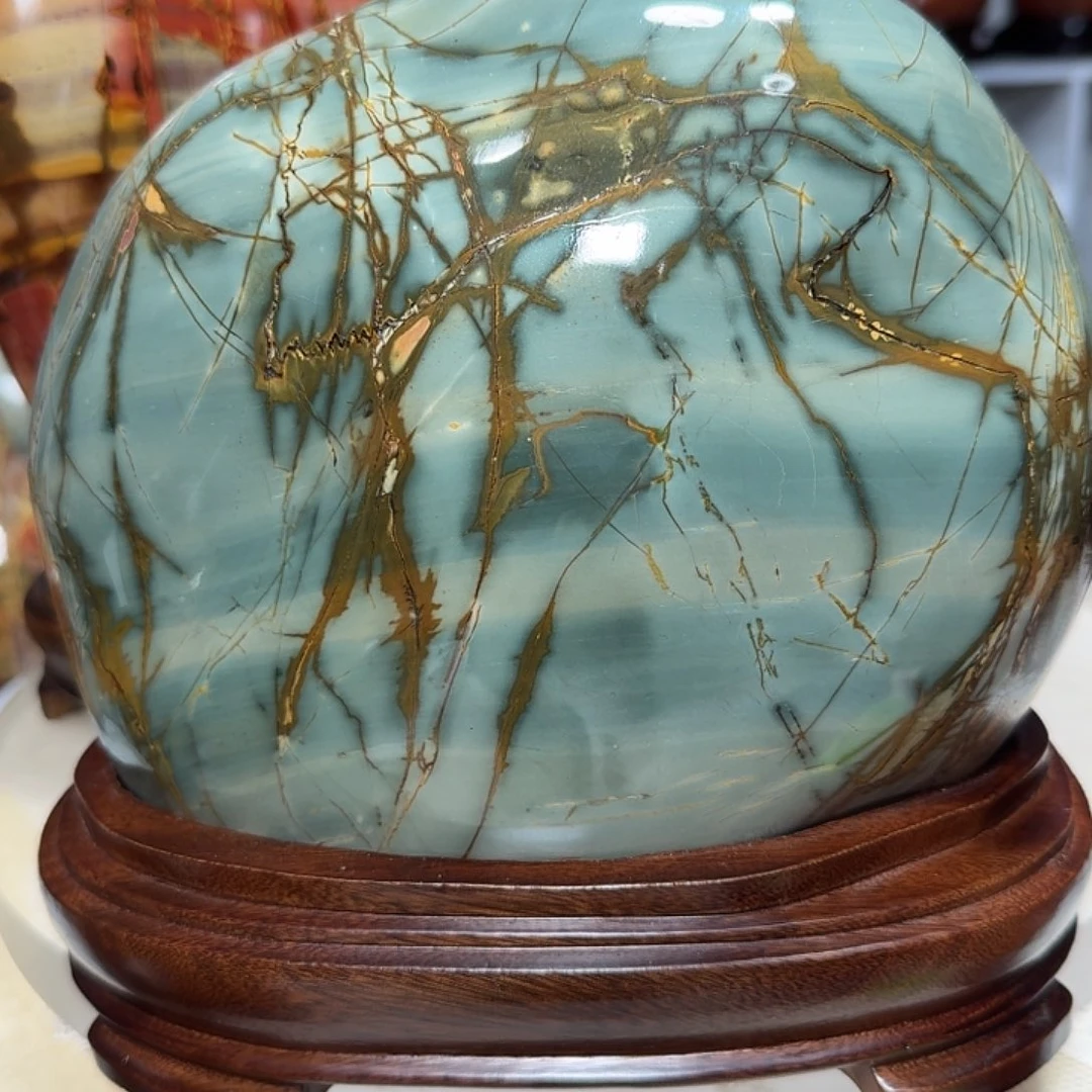 石材乳源彩石家摆件