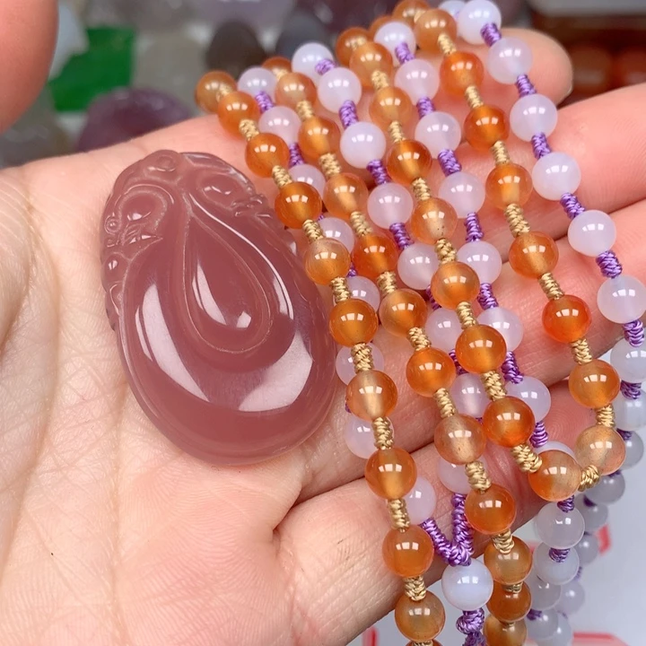 玛瑙/玉髓颈饰未镶嵌凡***咕