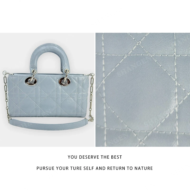 【尚恩CC】SK-82317-1-挪威蓝-轻奢女士新款单肩斜挎戴妃包