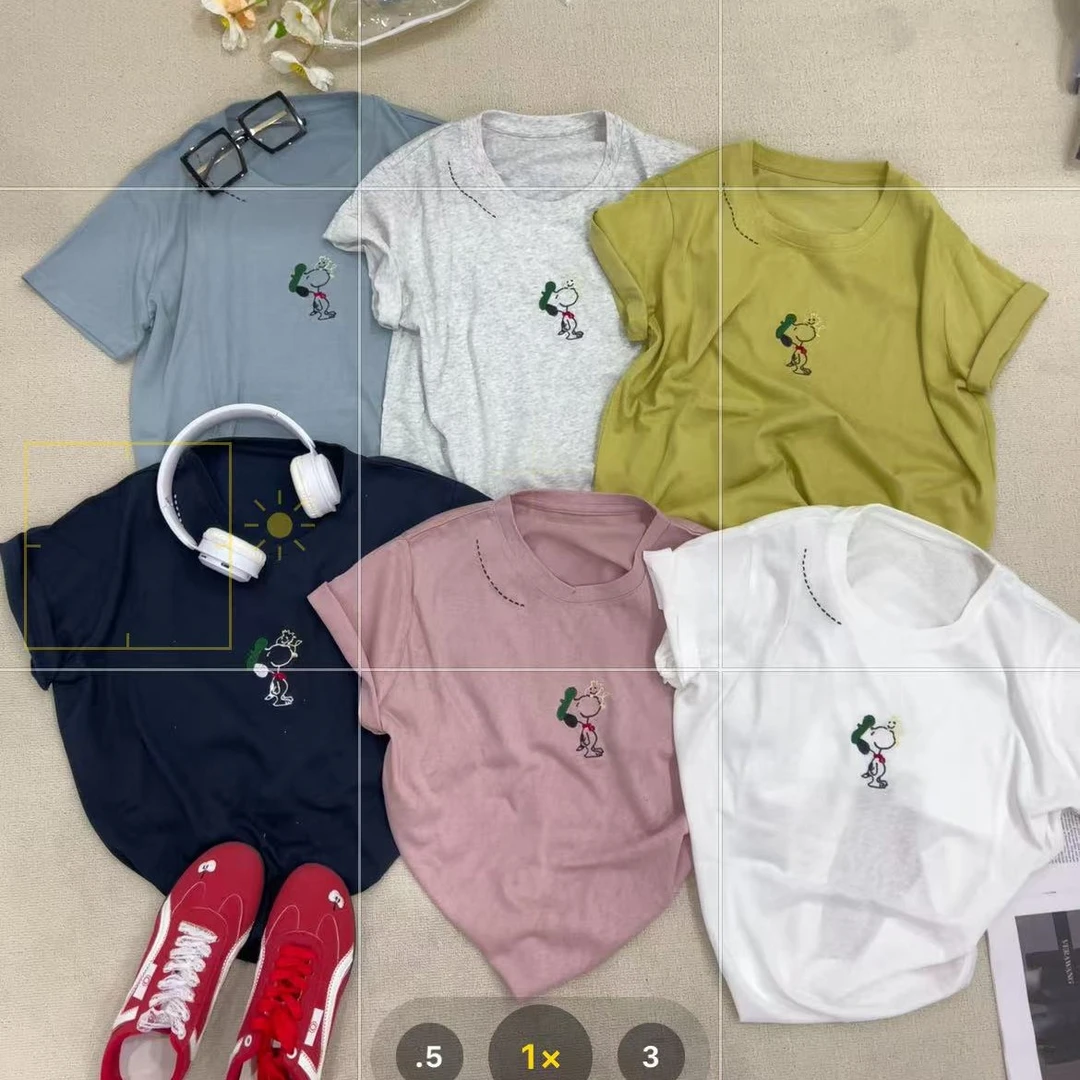 休闲风短袖T恤简约t