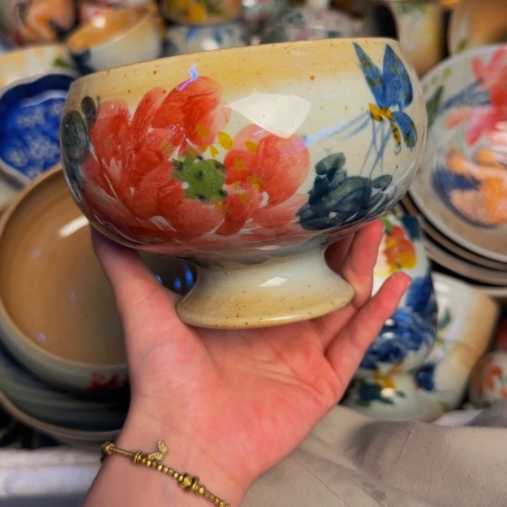 瓷片景德镇陶瓷手工手绘