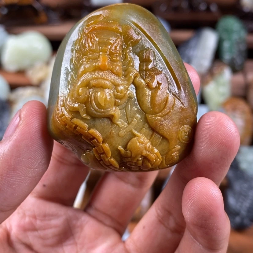 【闪购商品】未镶嵌和田玉把件y***o