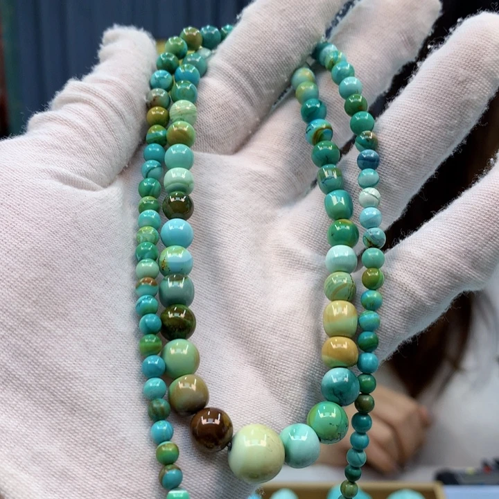 未镶嵌绿松石长链