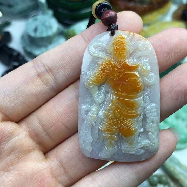 颈饰未镶嵌翡翠吊坠