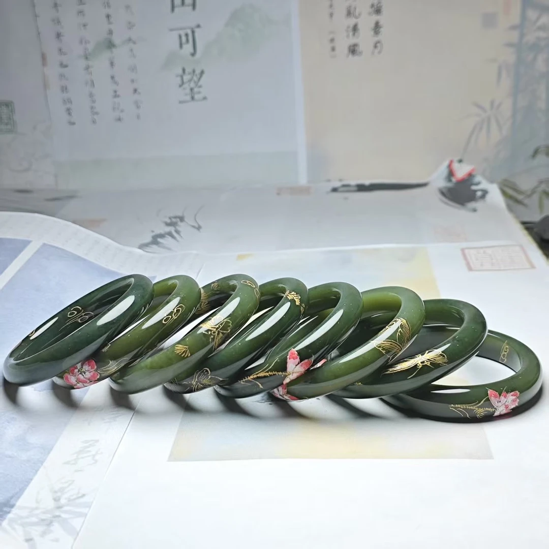 和田玉手镯多样性发货拍一发一