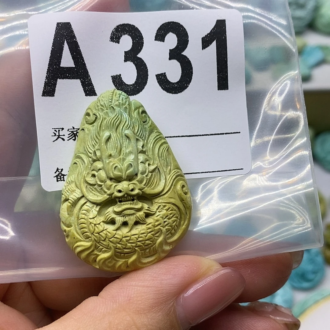 未镶嵌绿松石绿松石配饰定制