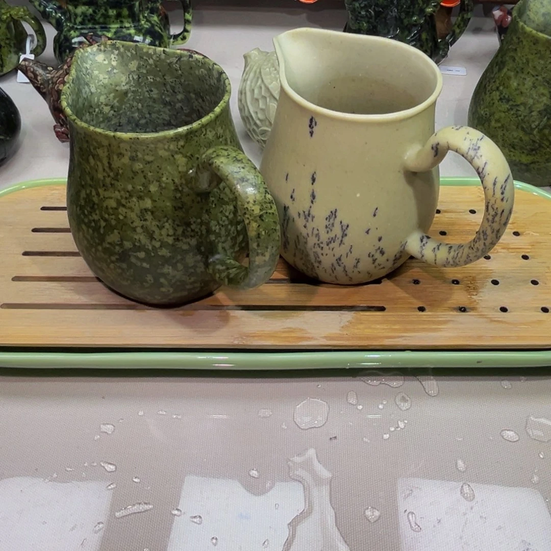 小***y石材藏玉冰碛玉精品公道杯