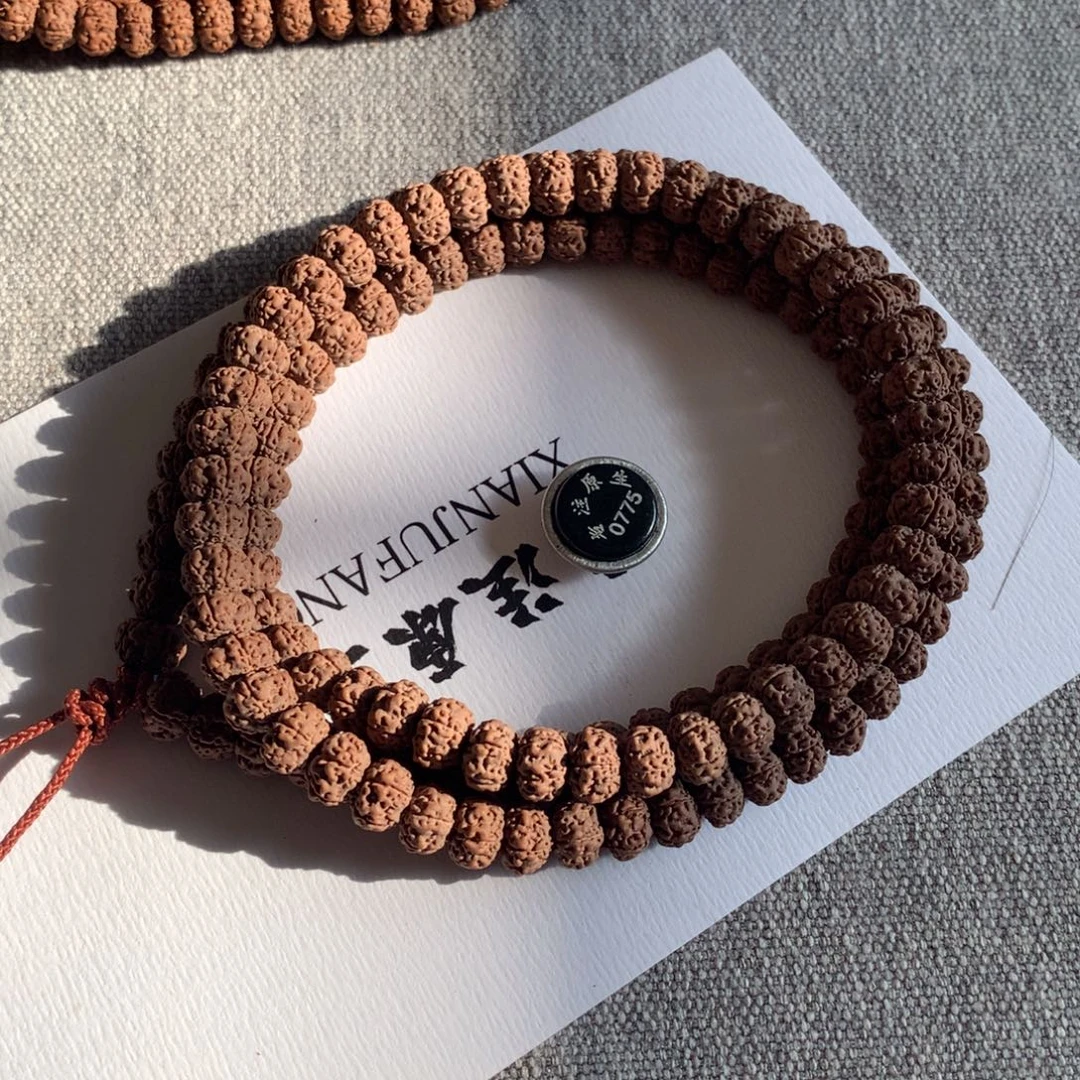 吊坠金刚菩提平头细纹8mm 00775