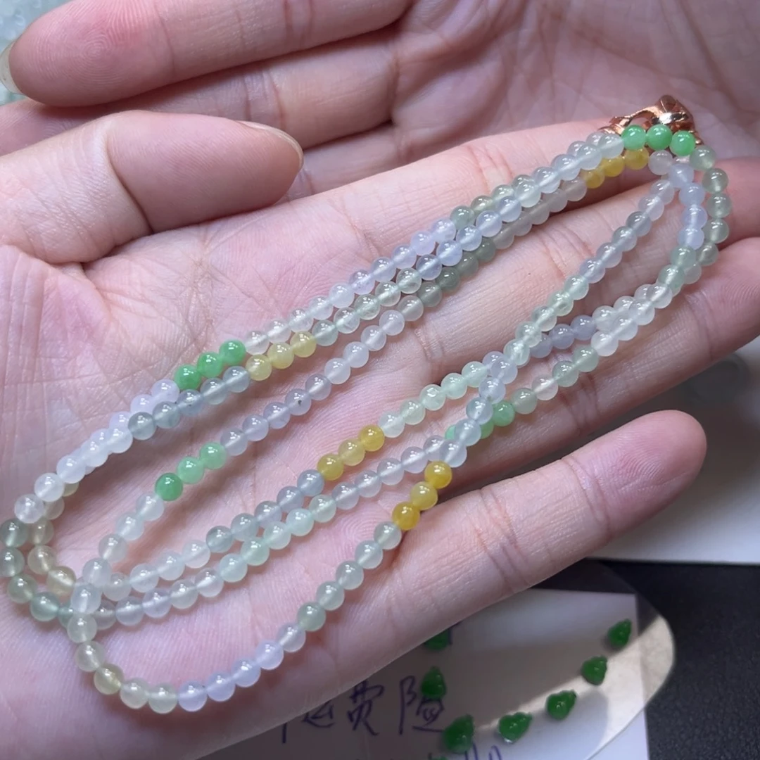 翡翠未镶嵌颈饰缅甸翡翠卡3.3