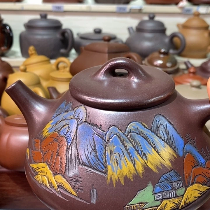 醉***风茶壶紫砂精工制作