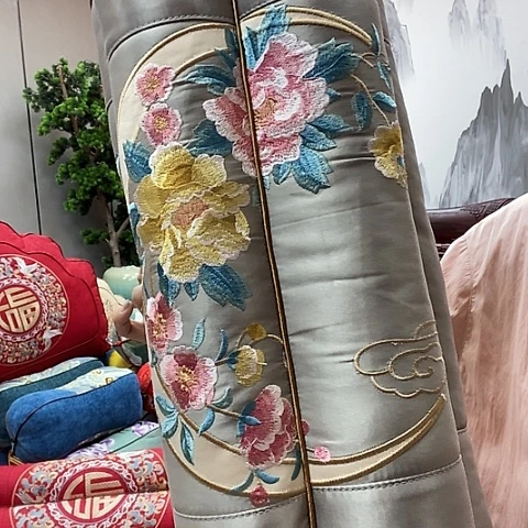 福利现货 灰的梅花枕