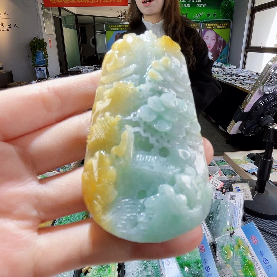 颈饰未镶嵌翡翠翡翠