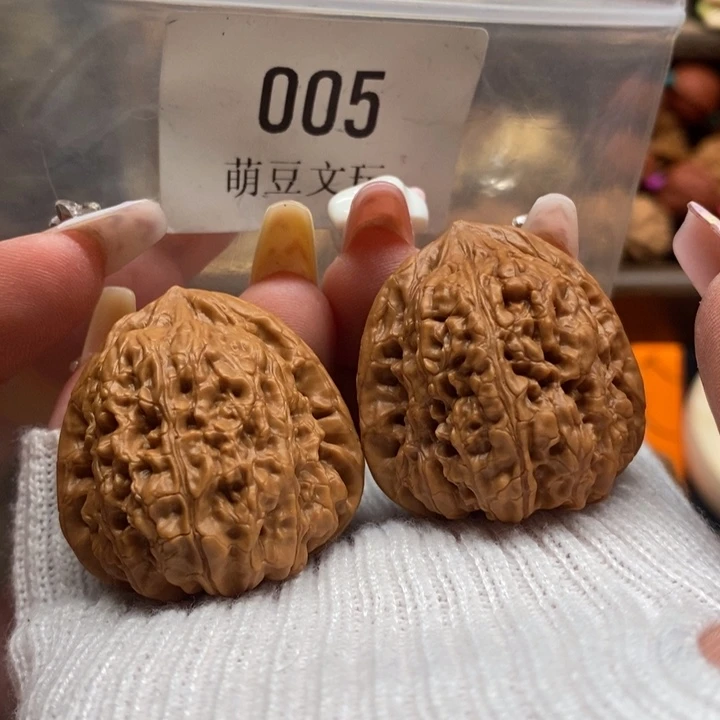 把件文玩核桃默认微瑕005平谷凹底34全品