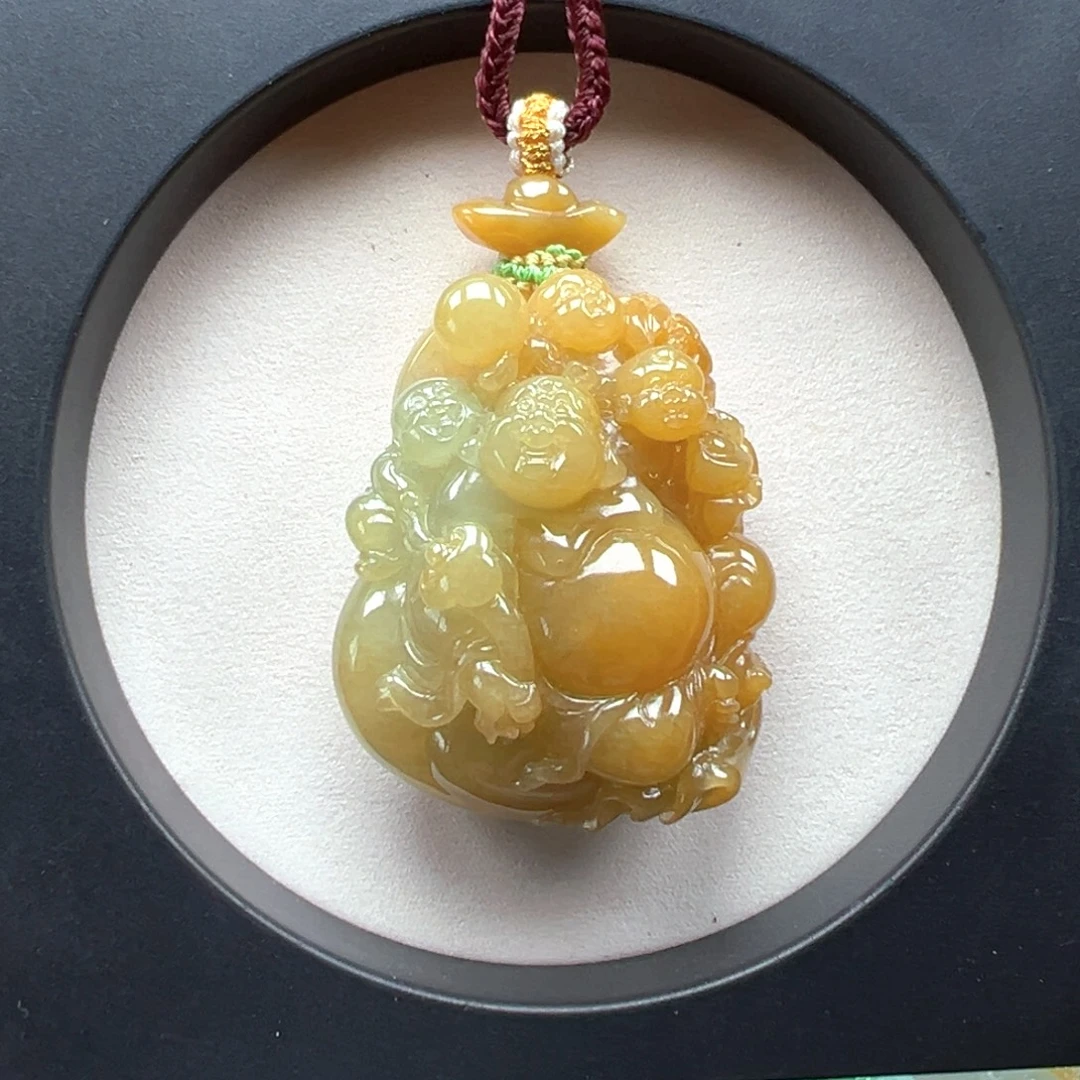 颈饰未镶嵌翡翠佛