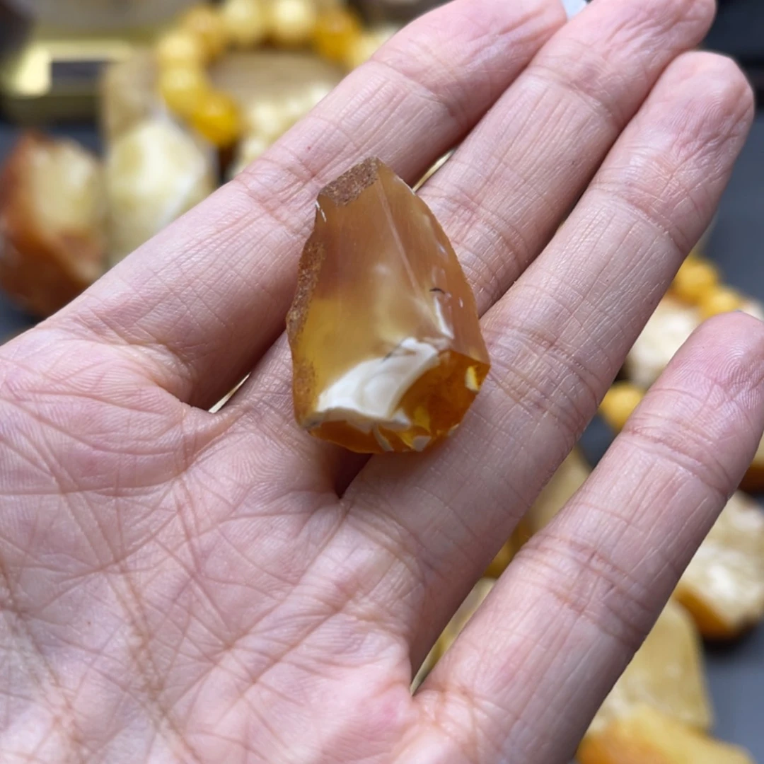 【闪购商品】未镶嵌定制琥珀天然琥珀蜜蜡原石定制