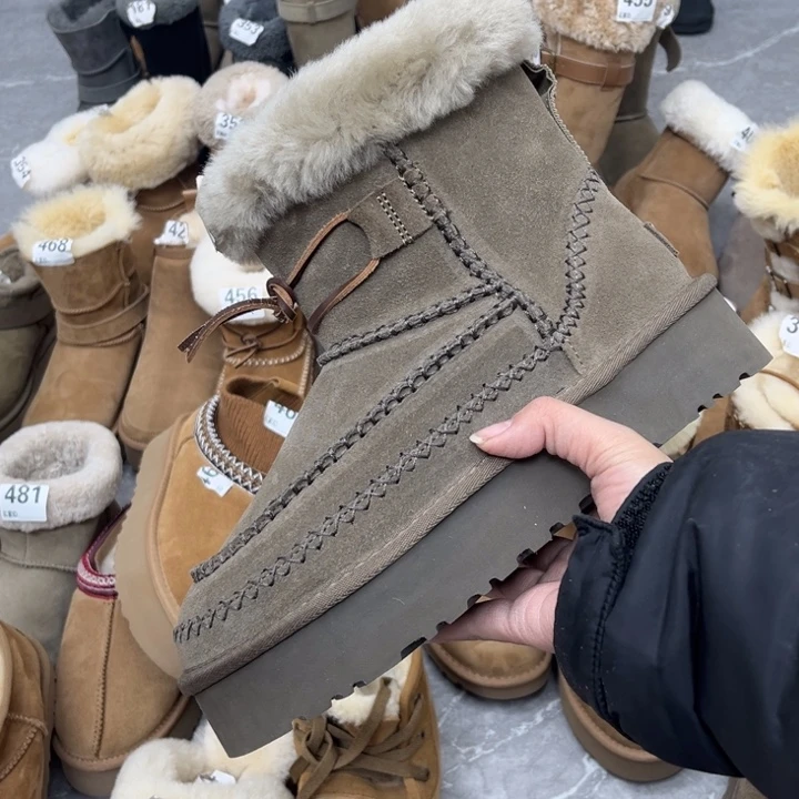 卡其阿尔派厚底37