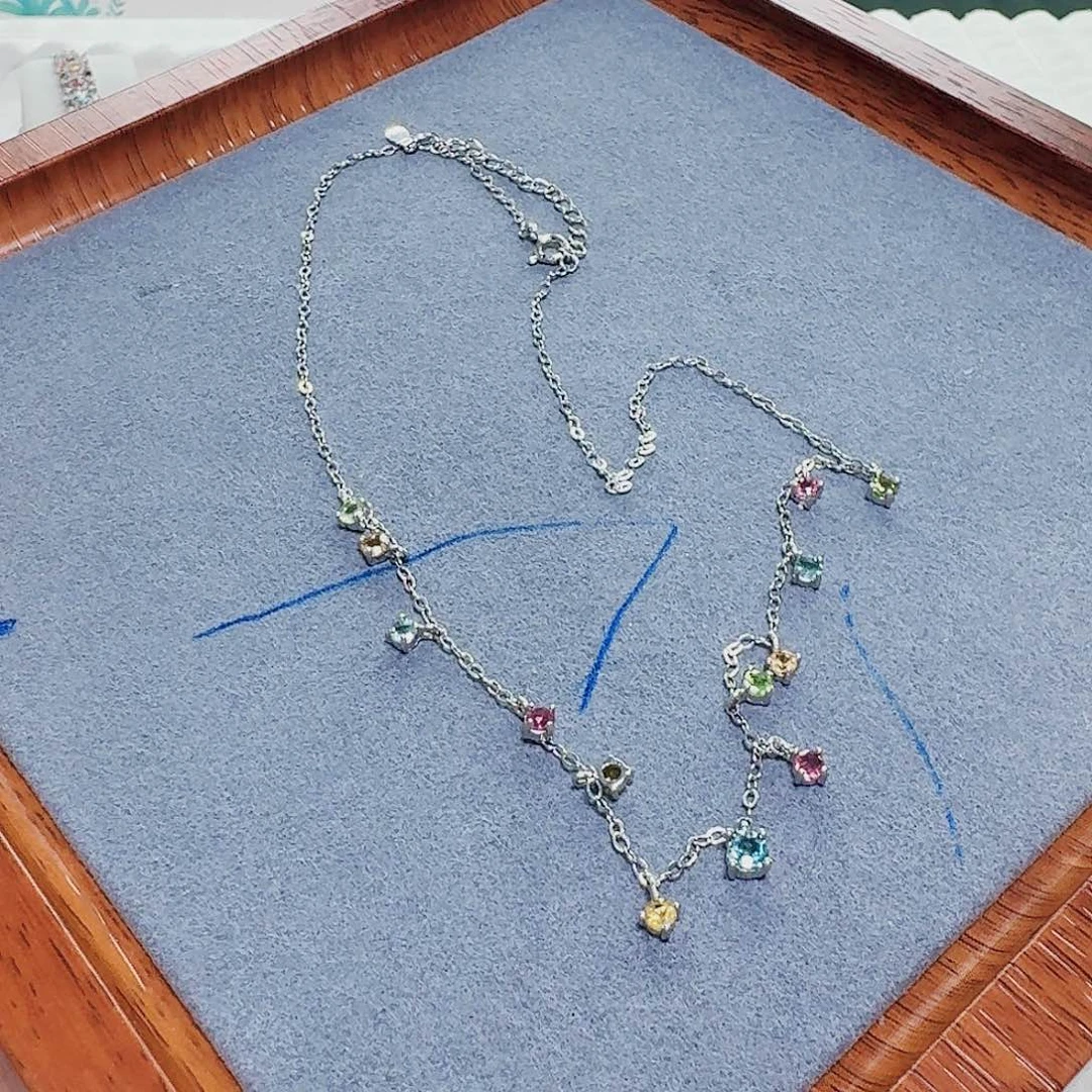 合成立方氧化锆925银吊坠