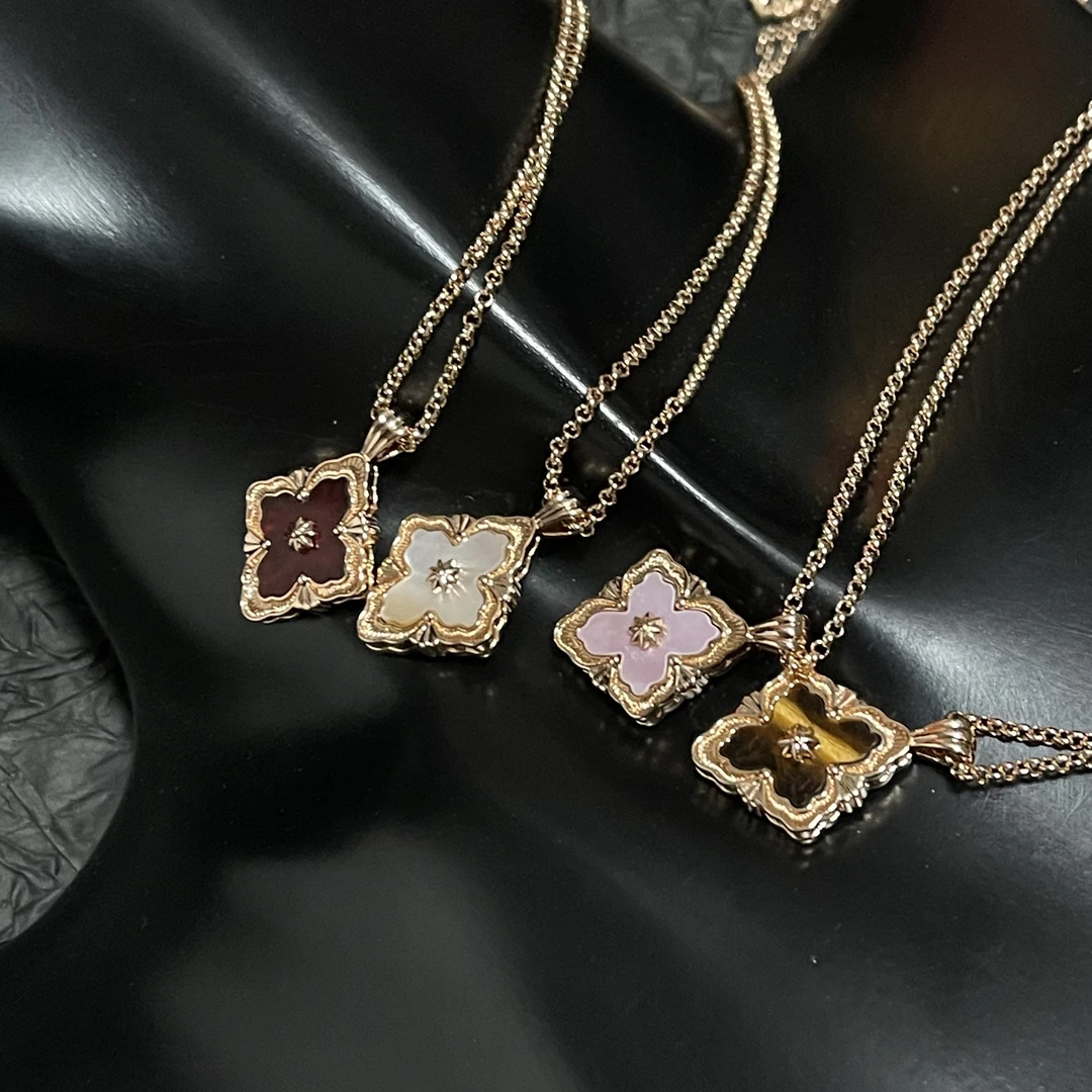 铜合金项链 四色金色项链