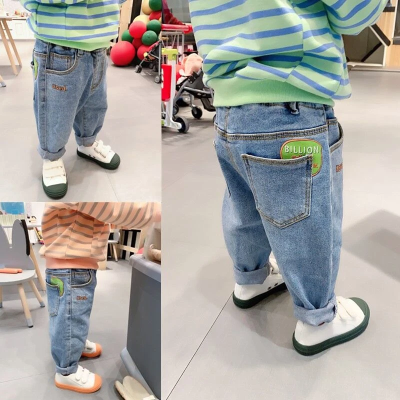 童装男童裤子中小童宝宝休闲长裤男孩裤子儿童春秋新款韩版牛仔裤