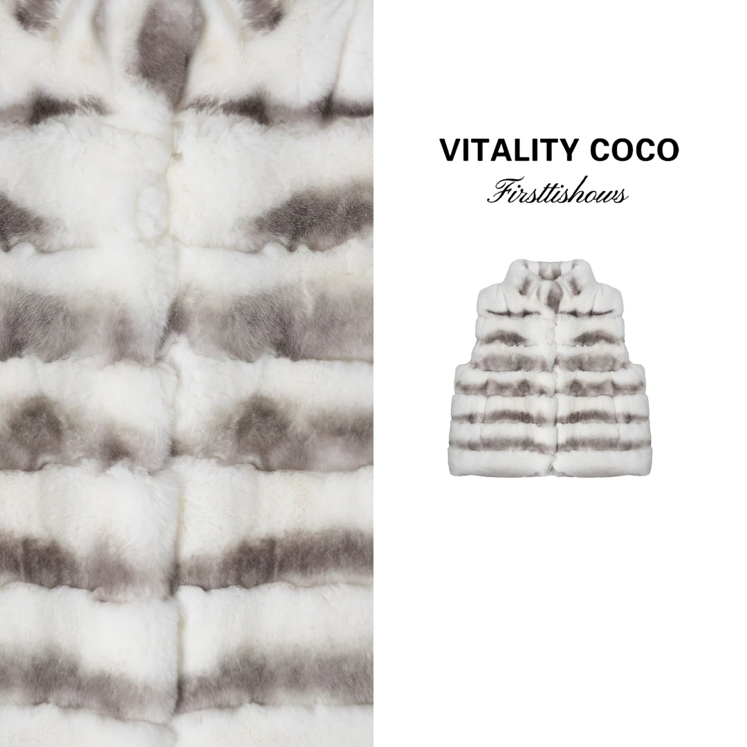 VITALITY COCO·LP系列 高定獭兔马甲外套-2853
