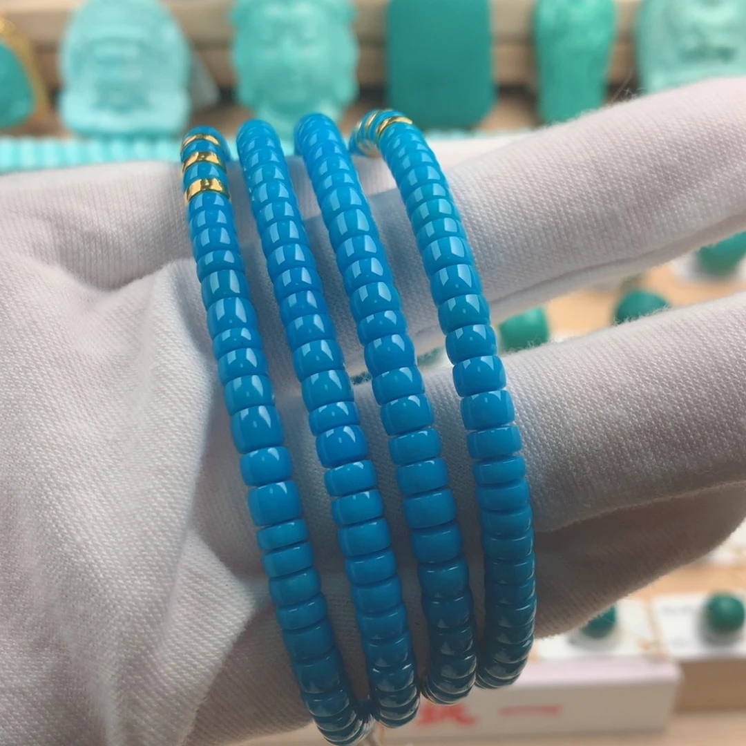 绿松石足金镶嵌发饰