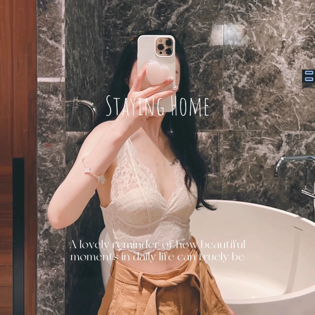 法式蕾丝薄款美背内衣女小胸聚拢防走光内搭外穿性感文胸罩无钢圈