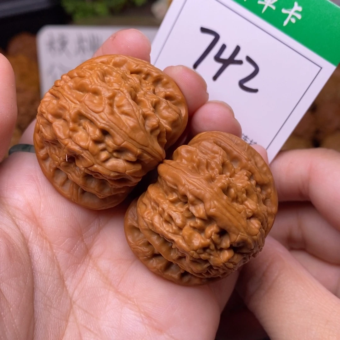 把件文玩核桃742白狮子4.1