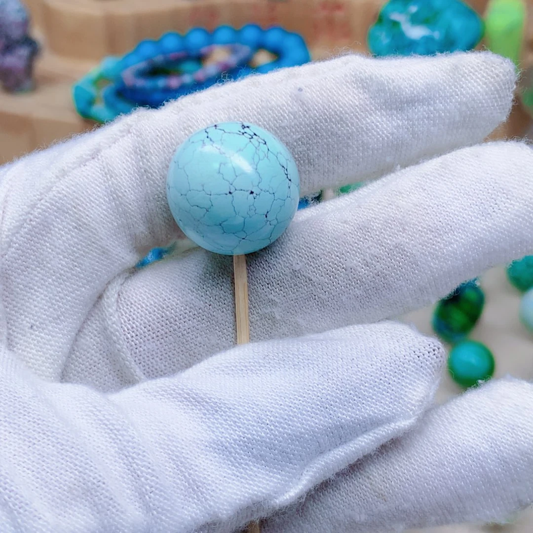 绿松石未镶嵌三彩随行