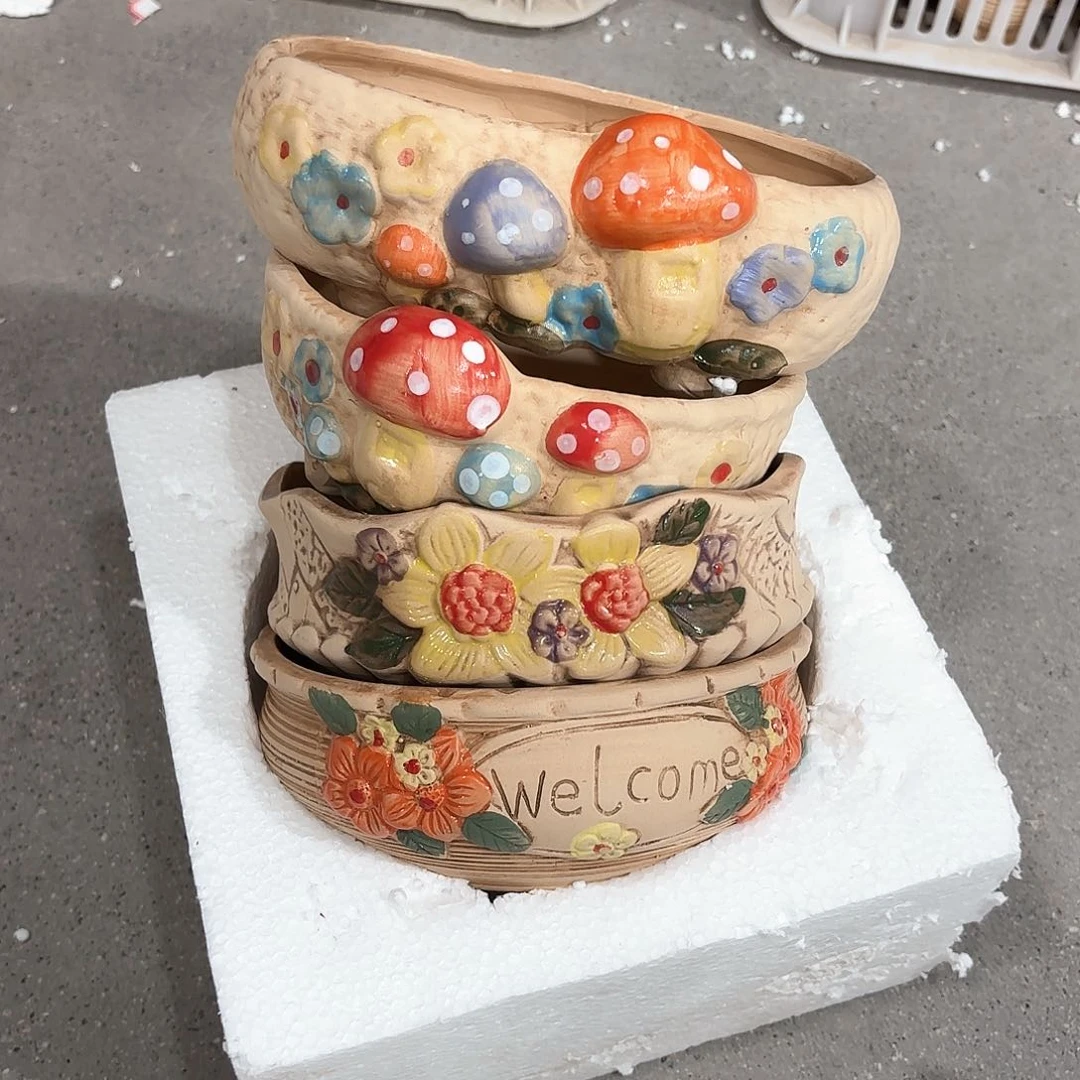 陶瓷陶瓷花盆，多肉花盆