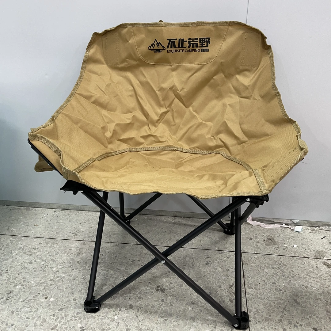 户外旅游露营烧烤聚餐家用月亮椅折叠椅包裹舒适ZD1