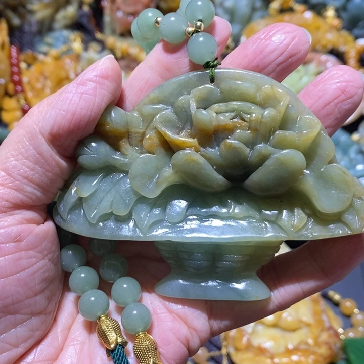 岫玉岫玉吊坠未镶嵌