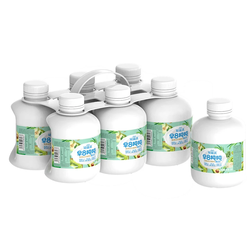 蒙牛 冠益乳早8吨吨蔬果益生菌酸奶 380gx6