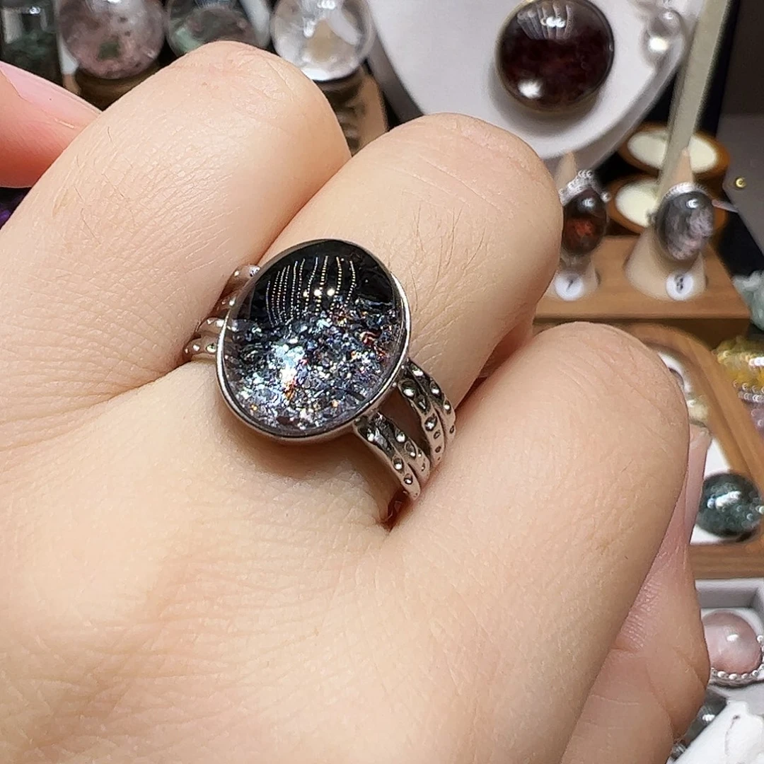 一***嘛珠宝半成品水晶银S925镶嵌