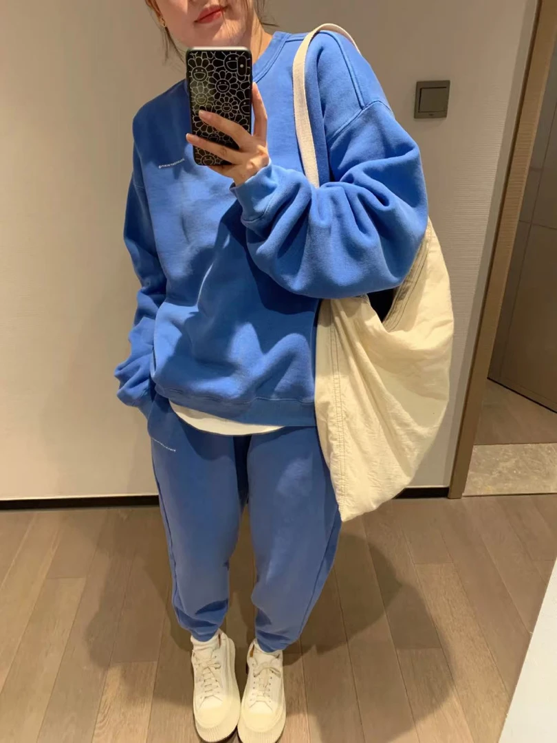 圆领卫衣+微收口运动套装4444