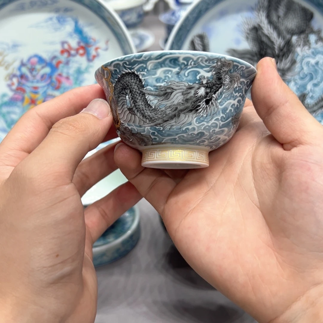 瓷片舒*贺景德镇高端瓷器茶具
