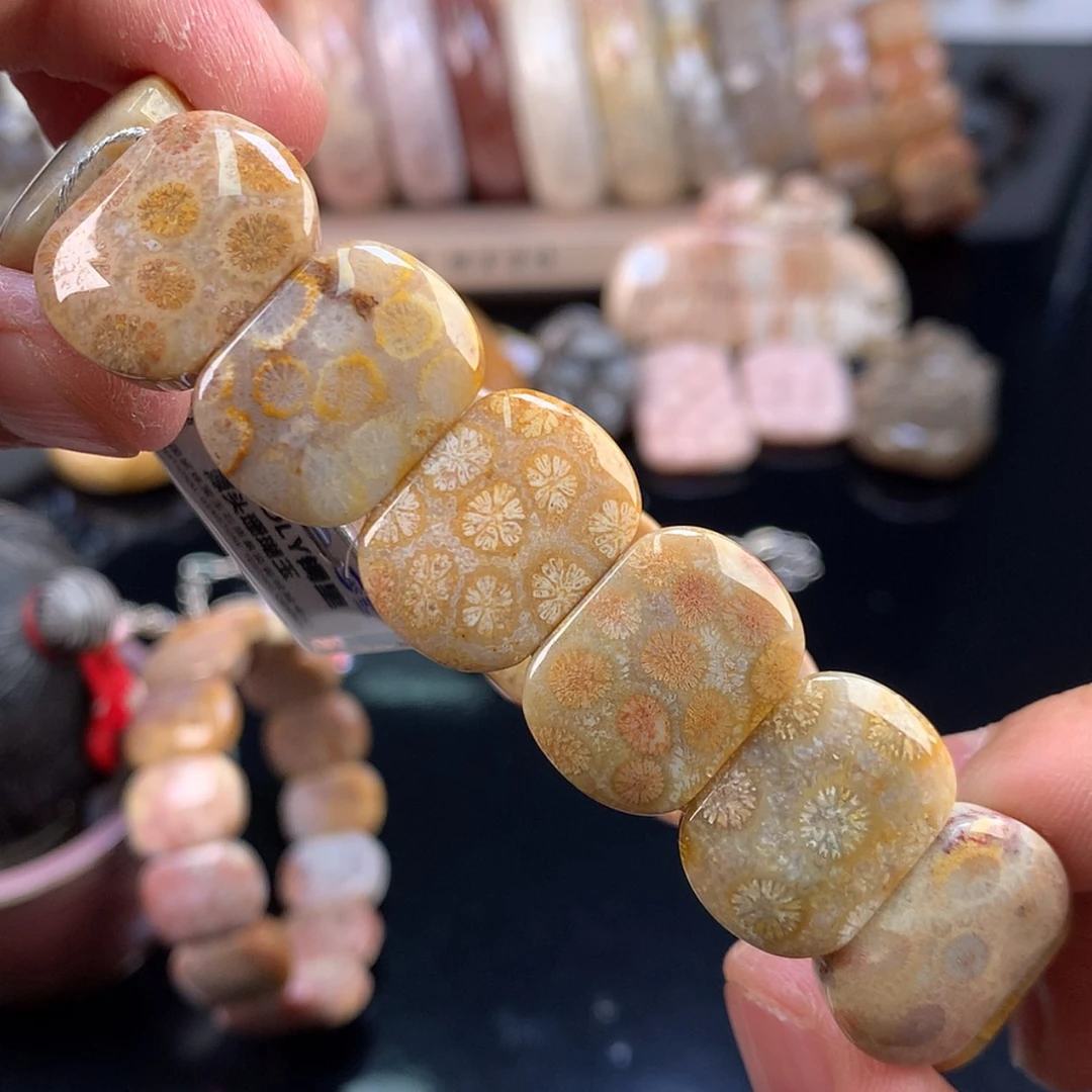 【闪购商品】硅化珊瑚（珊瑚玉）手镯未镶嵌14号