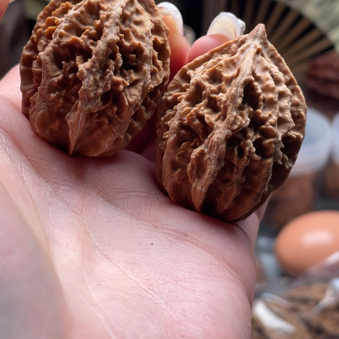 文玩核桃把件楸刀鱼21