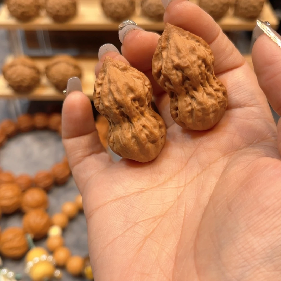 文玩核桃把件花生手捻