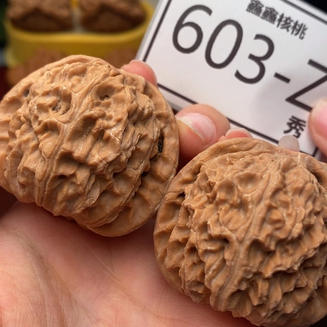 把件文玩核桃白狮子43……