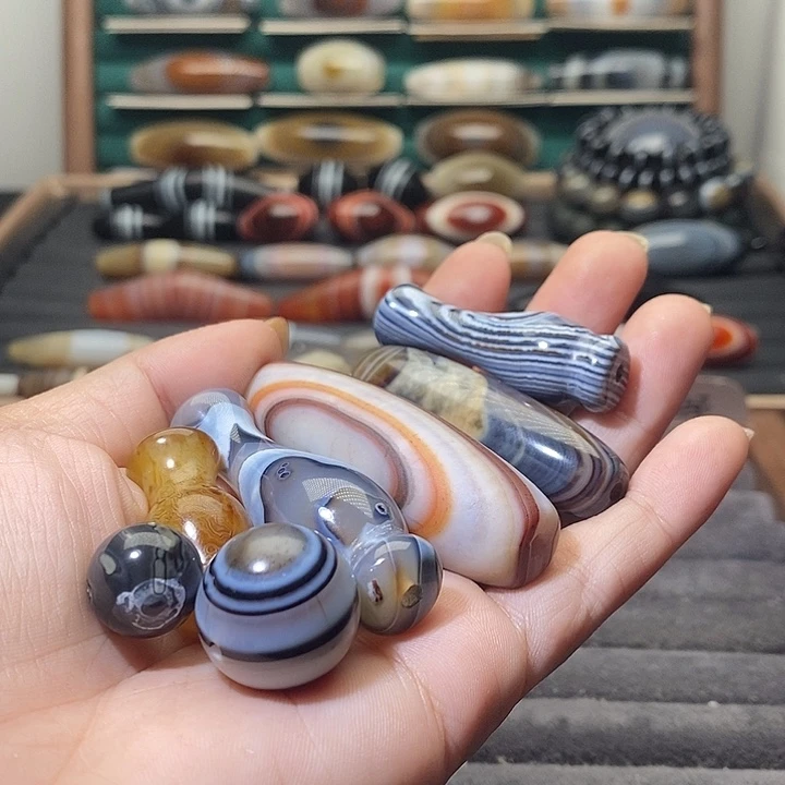 古***️玛瑙/玉髓未镶嵌吊坠(不含链)