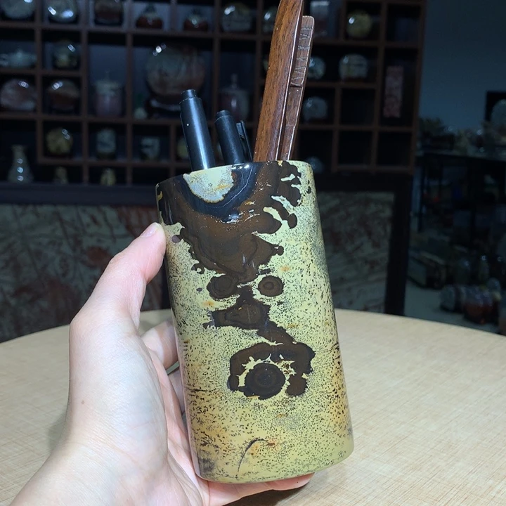 ，广西国画石摆件，观赏收藏