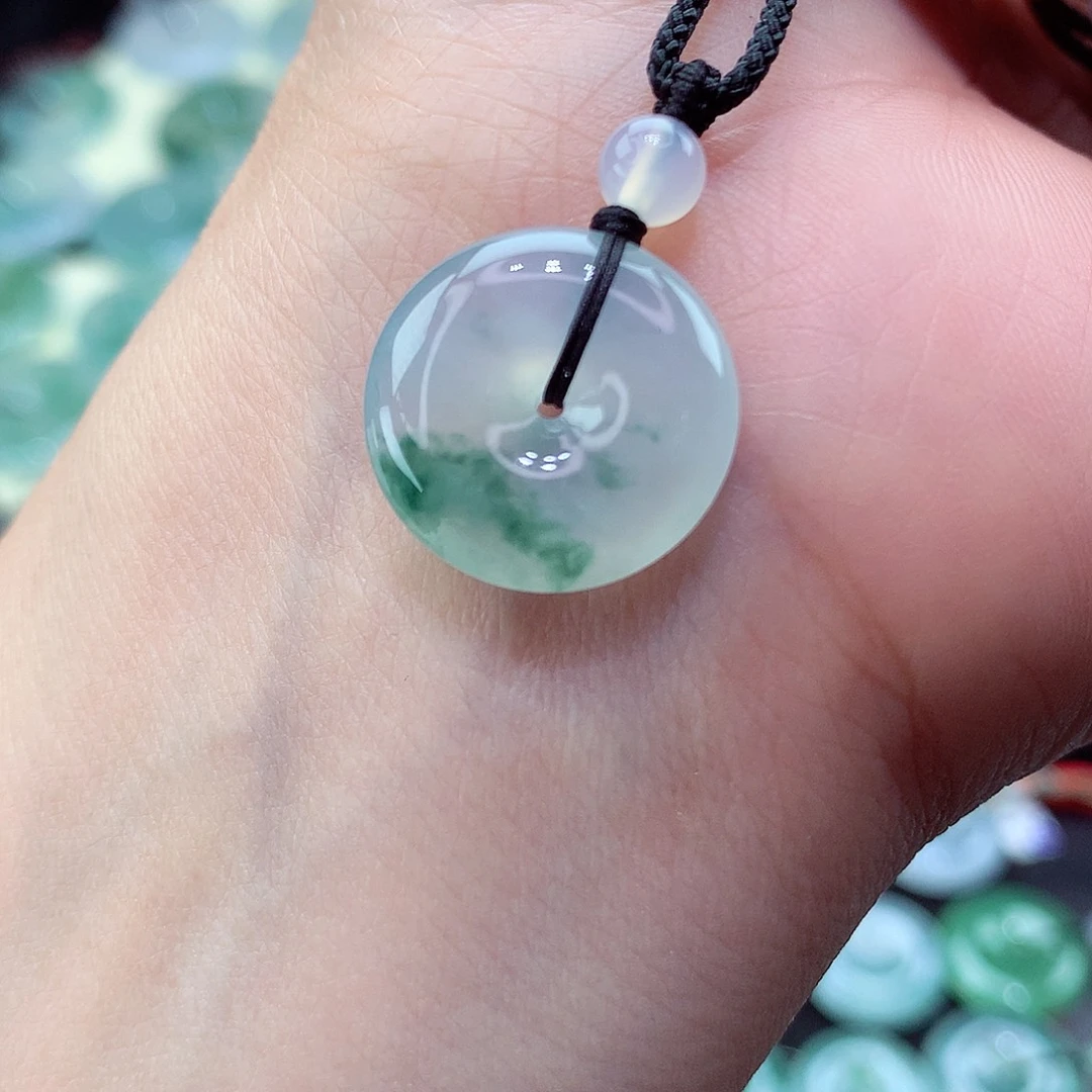 翡翠颈饰未镶嵌13尺寸17.9-4.8