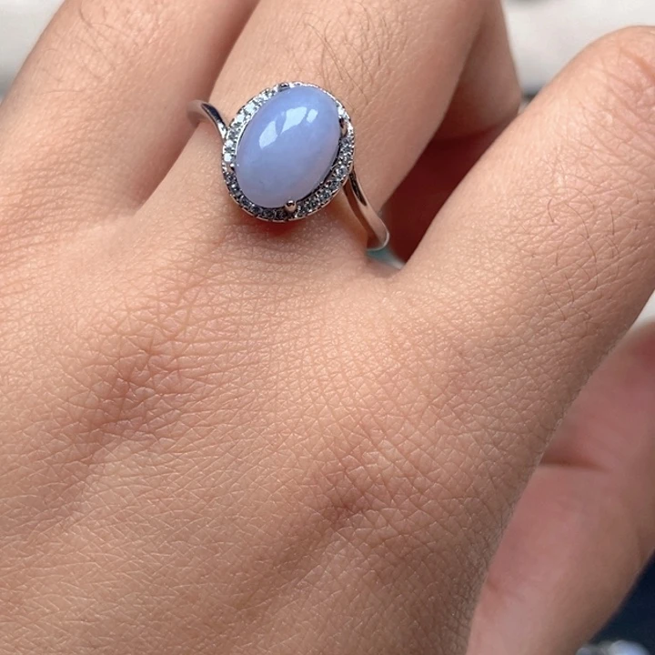 翡翠未镶嵌戒指戒指