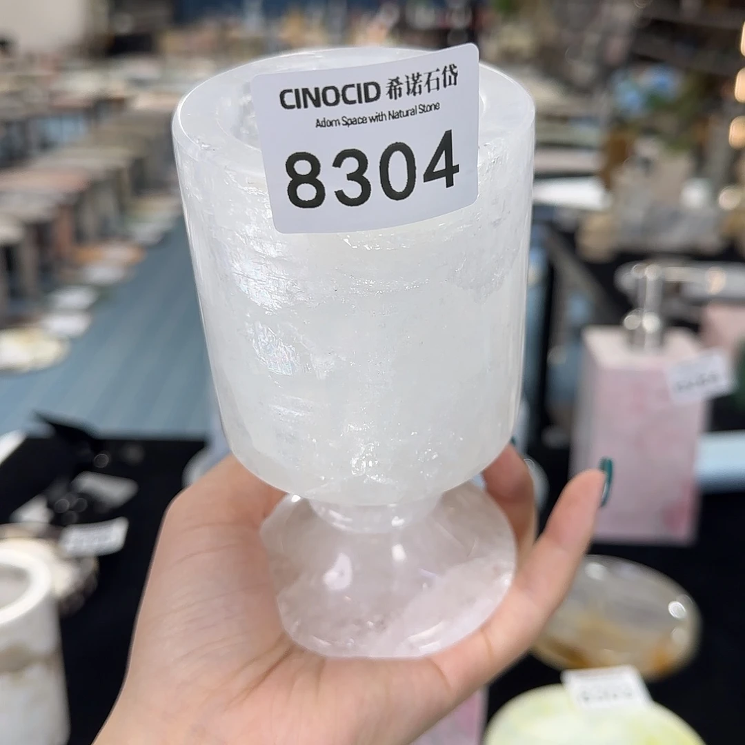 8304白水晶中法式烛台