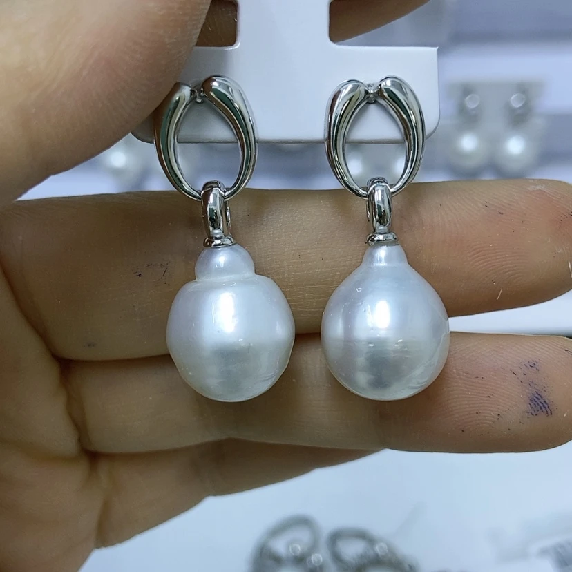 【闪购商品】海水珍珠耳饰未镶嵌群****啊