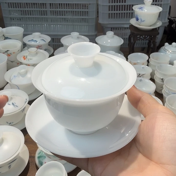 微瑕冰种专场竹三才盖碗130