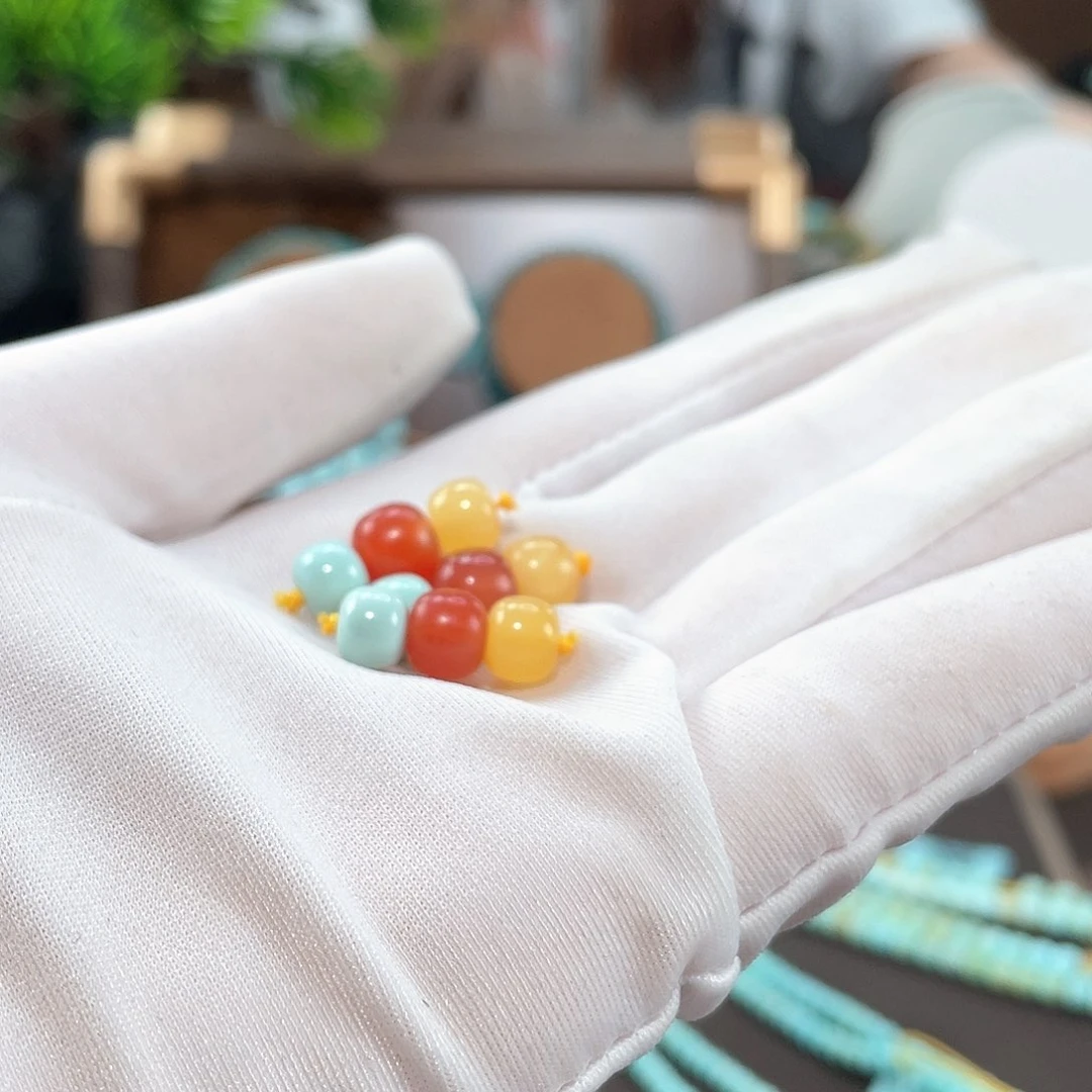 南红玛瑙7➕红绿灯 多样性随机发货未镶嵌